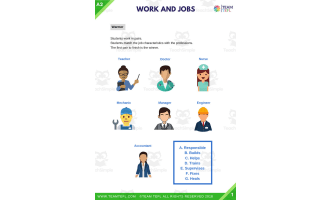Work and Jobs Pre Intermediate ESL ELA ELL Lesson Plan