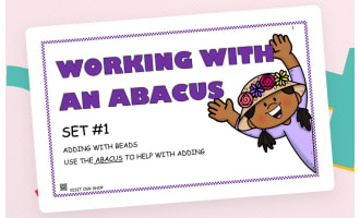 WORKING WITH AN ABACUS SET #1