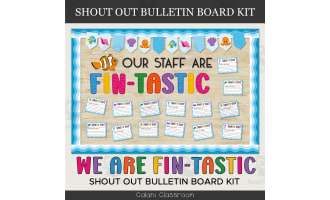 Workplace Staff Shout Out Bulletin Board, Ocean Staff Appreciation