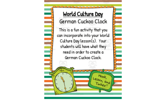 World Culture Day: German Cuckoo Clock