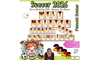 World Cup 2026 Pennant Banner – Germany