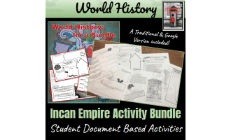 World History: Incan Empire | Meso-America | Spanish Conquest| Document Based Activities