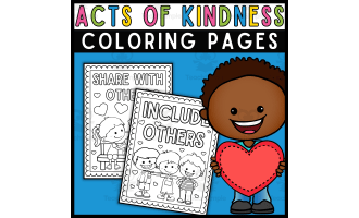 World Kindness Day: Random Acts of Kindness Coloring Pages For Kids