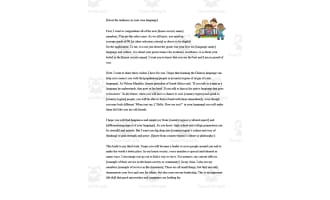 World Language Honor Society Induction Speech Template