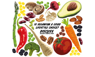 Write A Discursive Essay: Is Veganism A Good Life Style Choice? (9-14 years)