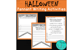 Writing Activity: Halloween Pennant