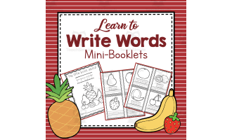 Writing & Coloring Mini Book