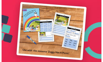 Writing And Comprehension Practice: Zoggy Has A Picnic (4-8 years)