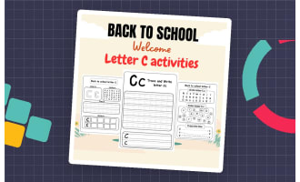 writing letter c for first grade - writing letter c for kindergarten