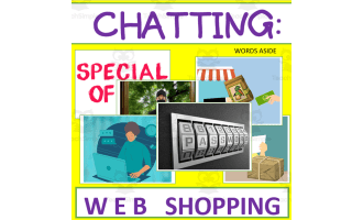 Writing Prompt & Discussion Flashcards: Internet Shopping Pack