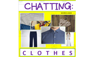 Writing Prompt + Discussion Flashcards: Clothes Pack