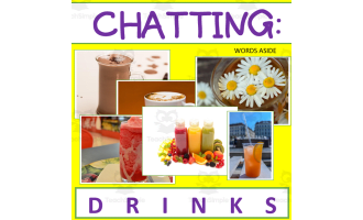 Writing Prompt + Discussion Flashcards: Drinks Pack