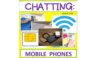 Writing Prompt + Discussion Flashcards: Mobile Phone Pack