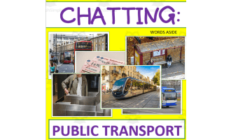 Writing Prompt + Discussion Flashcards: Public Transport Pack