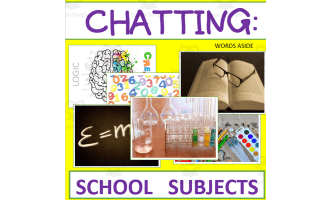 Writing Prompt + Discussion Flashcards: School Subjects Pack