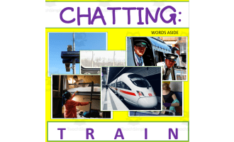 Writing Prompt + Discussion Flashcards: Train Pack