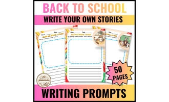 Writing Prompts Kindergarten | Back to School Activities Centers, Morn