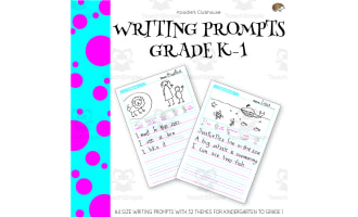 Writing Prompts Kindergarten to Grade 1
