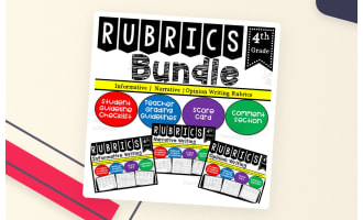 4th Grade Writing Rubric Bundle – With Checklists