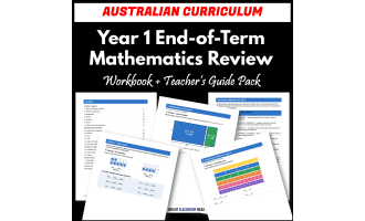 Year 1 End-of-Term Mathematics Review Pack | Australian Curriculum
