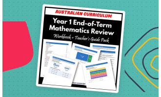 Year 1 End-of-Term Mathematics Review Pack | Australian Curriculum
