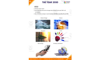 Year 2050 Upper Intermediate Lesson Plan