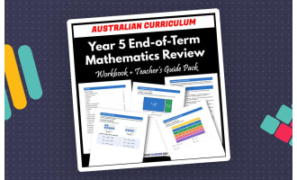 Year 5 End-of-Term Mathematics Review Pack | Australian Curriculum