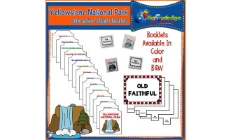 Yellowstone National Park Interactive Foldable Booklets - EBOOK