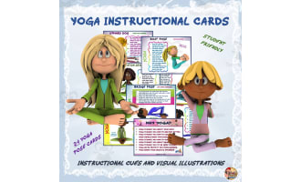 Yoga Instructional Cards