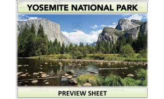 Yosemite National Park Geography Unit