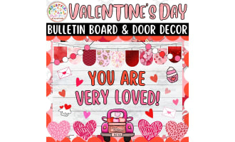 You are Very Loved!: Valentine's Day Bulletin Boards & Door Decor