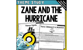 "Zane and the Hurricane" Novel Study Theme Activities
