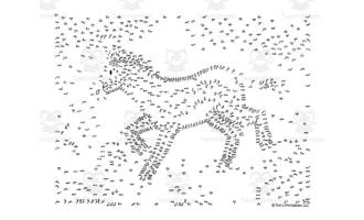 Zebra Extreme Difficulty Dot-to-Dot / Connect the Dots PDF