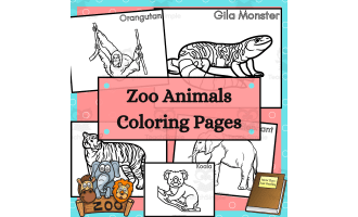 Zoo Animal Coloring Pages