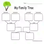 2 Children Family Tree Worksheet by Teach Simple