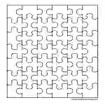 42 Pieces Blank Puzzle