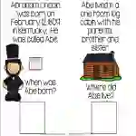 Abraham Lincoln President's Day Adapted Book, Printable, Special Ed