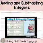 Adding and Subtracting Integers Digital Self-Checking Activity (12)