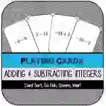 Adding & Subtracting Integers Playing Cards (Games)