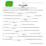 Adding ED Suffix Worksheet By Teach Simple