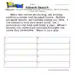 Adverb Movie Worksheet