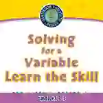 Algebra: Equations - Solving for a Variable - Learn the Skill - FLASH-PC
