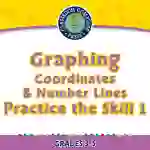 Algebra: Graphing - Coordinates & Number Lines - Practice the Skill 1 - FLASH-MAC