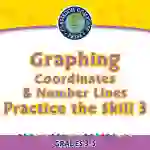 Algebra: Graphing - Coordinates & Number Lines - Practice the Skill 3 - FLASH-MAC