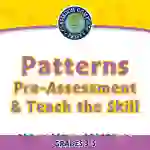 Algebra: Patterns - Pre-Assessment & Teach the Skill - FLASH-MAC