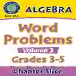 Algebra: Word Problems Vol. 3 Gr. 3-5