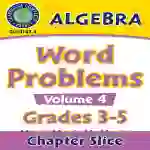 Algebra: Word Problems Vol. 4 Gr. 3-5