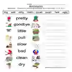 Antonyms Word Bank Worksheet
