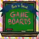Back to School Gameboards FREEBIE for Distance Learning