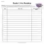 Books I Am Reading Worksheet